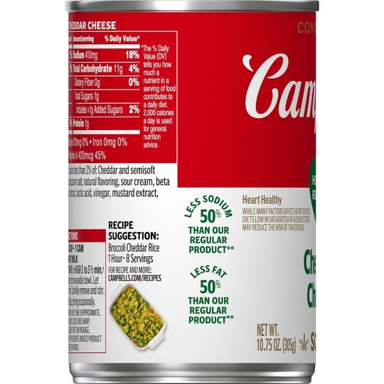 Campbell’s Condensed Healthy Request Cheddar Cheese Soup, 10.5 Ounce Can