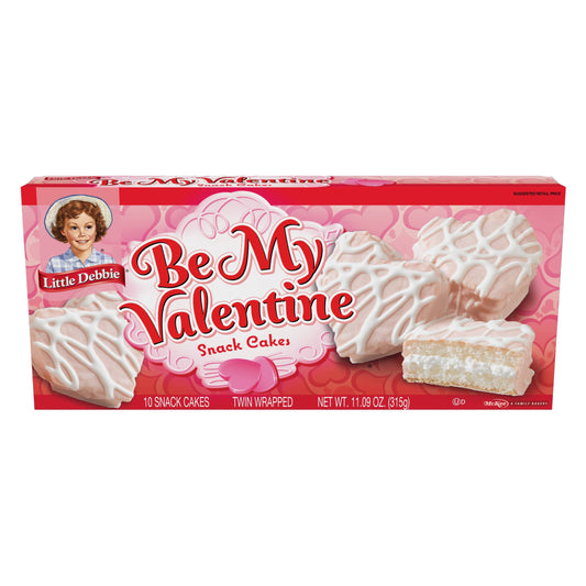Little Debbie Be My Valentine Cakes (vanilla), 10 ct, 11.09 oz