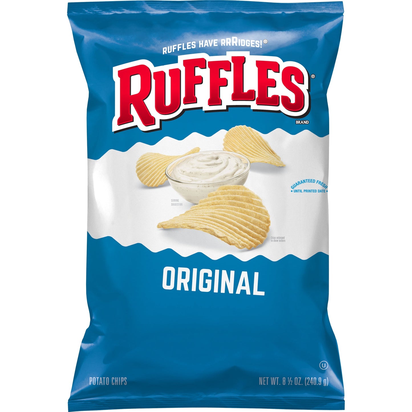 Ruffles Potato Chips Original 8.5 Oz