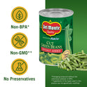 Del Monte Green Beans, No Salt Added, 14.5 oz Can