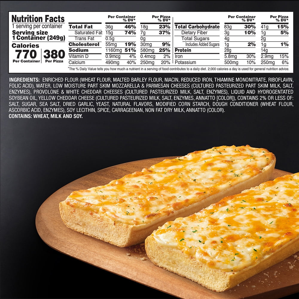 Red Baron French Bread Cheese and Garlic Frozen Pizza 2 Ct 8.8 oz (Frozen)