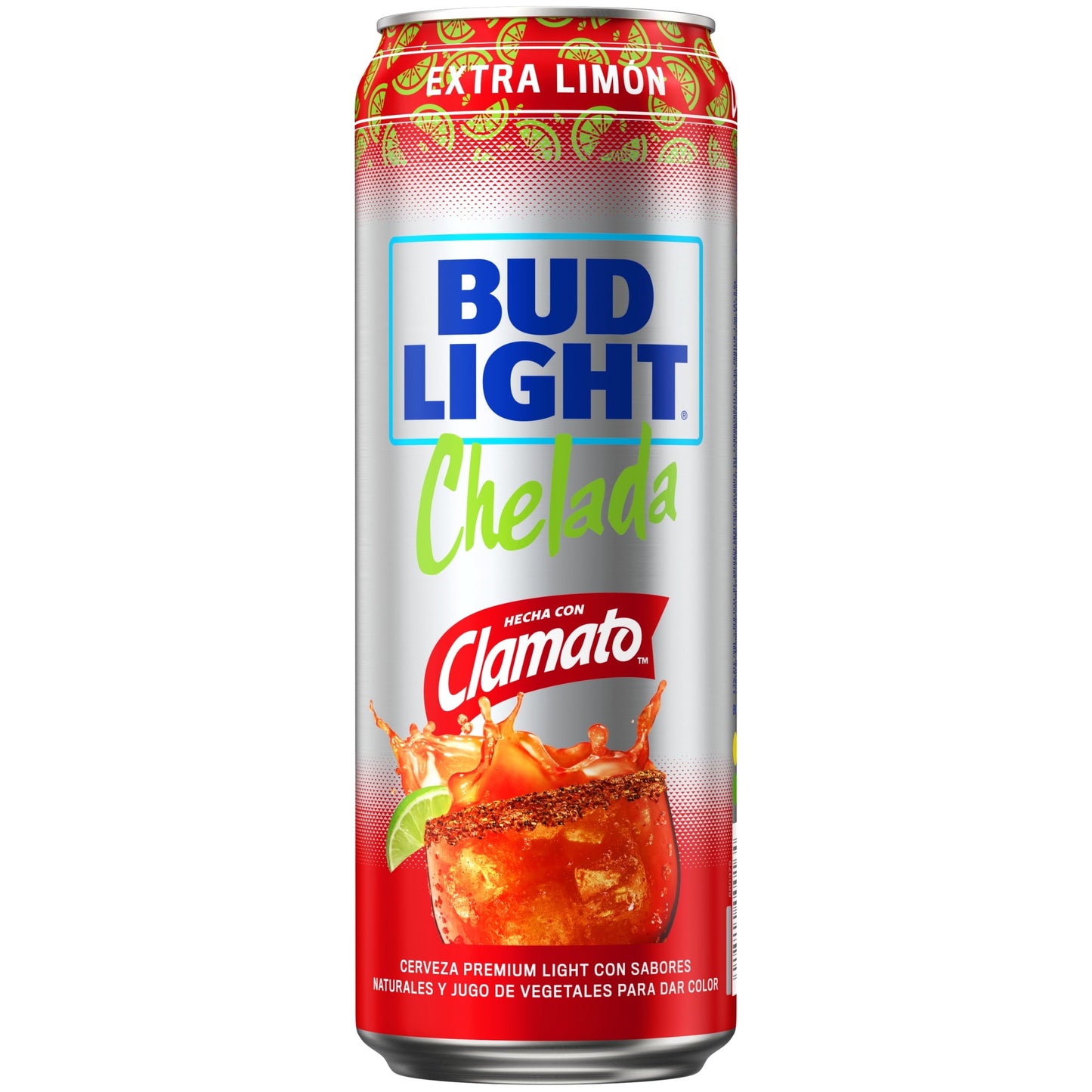 Bud Light Extra Lime Chelada 25 fl oz Aluminum Can, 4.2% ABV, Domestic