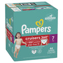 Pampers Cruisers 360 Diapers Size 7, 44 Count