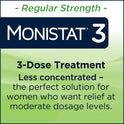 Monistat 3 Day Yeast Infection Treatment, 3 Miconazole Pre-Filled Cream Tubes & External Itch Cream