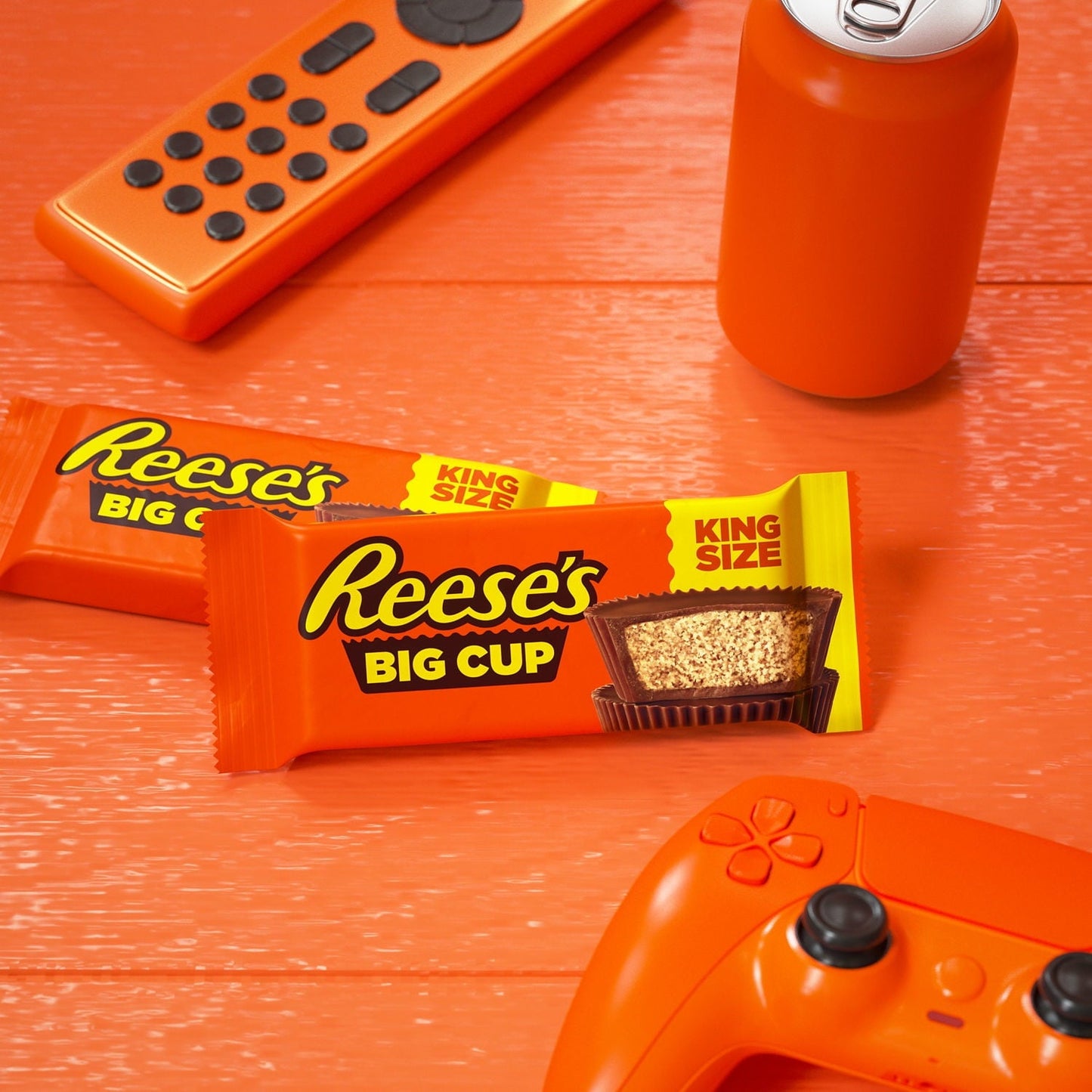 Reese's Big Cup Milk Chocolate King Size Peanut Butter Cups Candy, Pack 2.8 oz