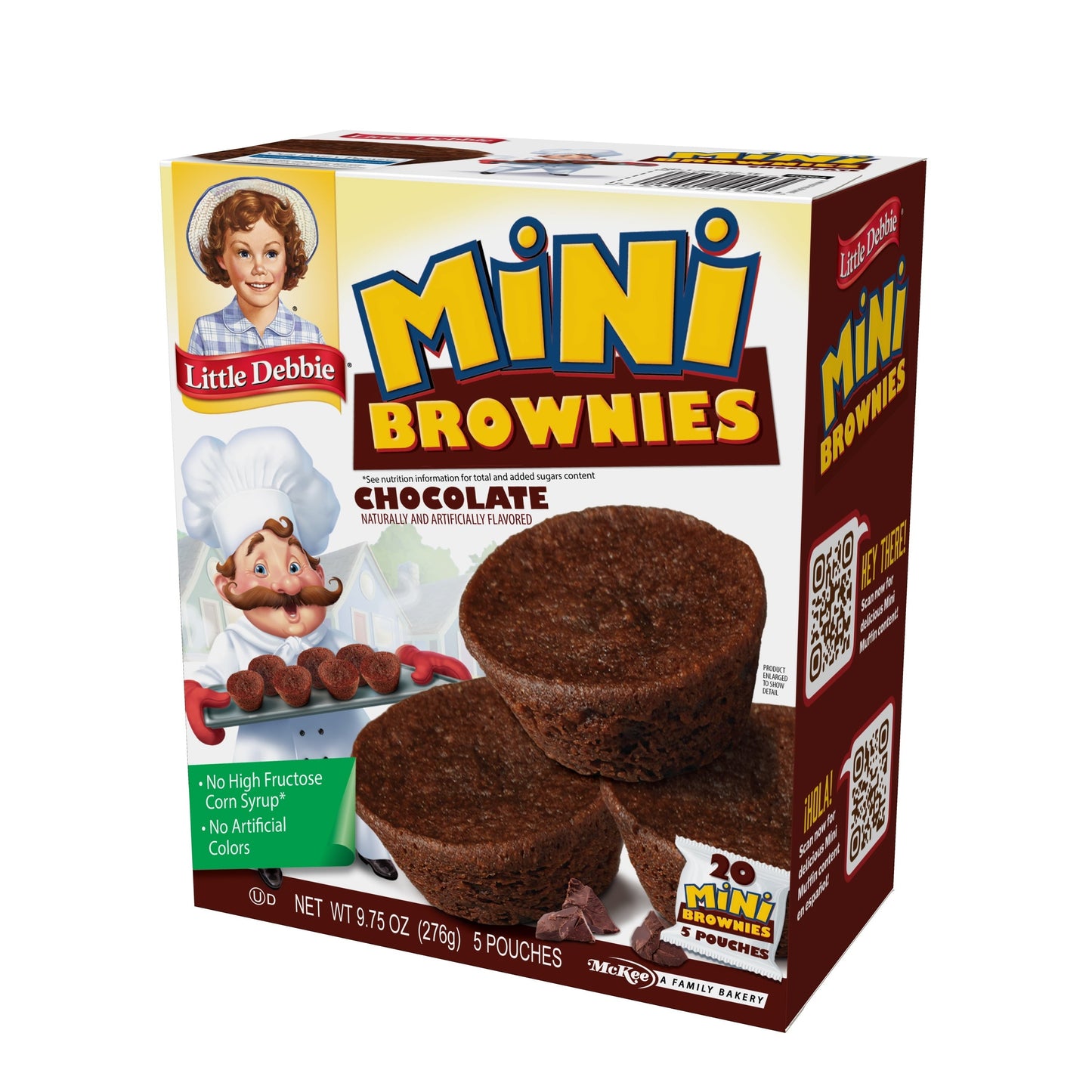 Snack Cakes, Little Debbie Family Pack Mini Brownies