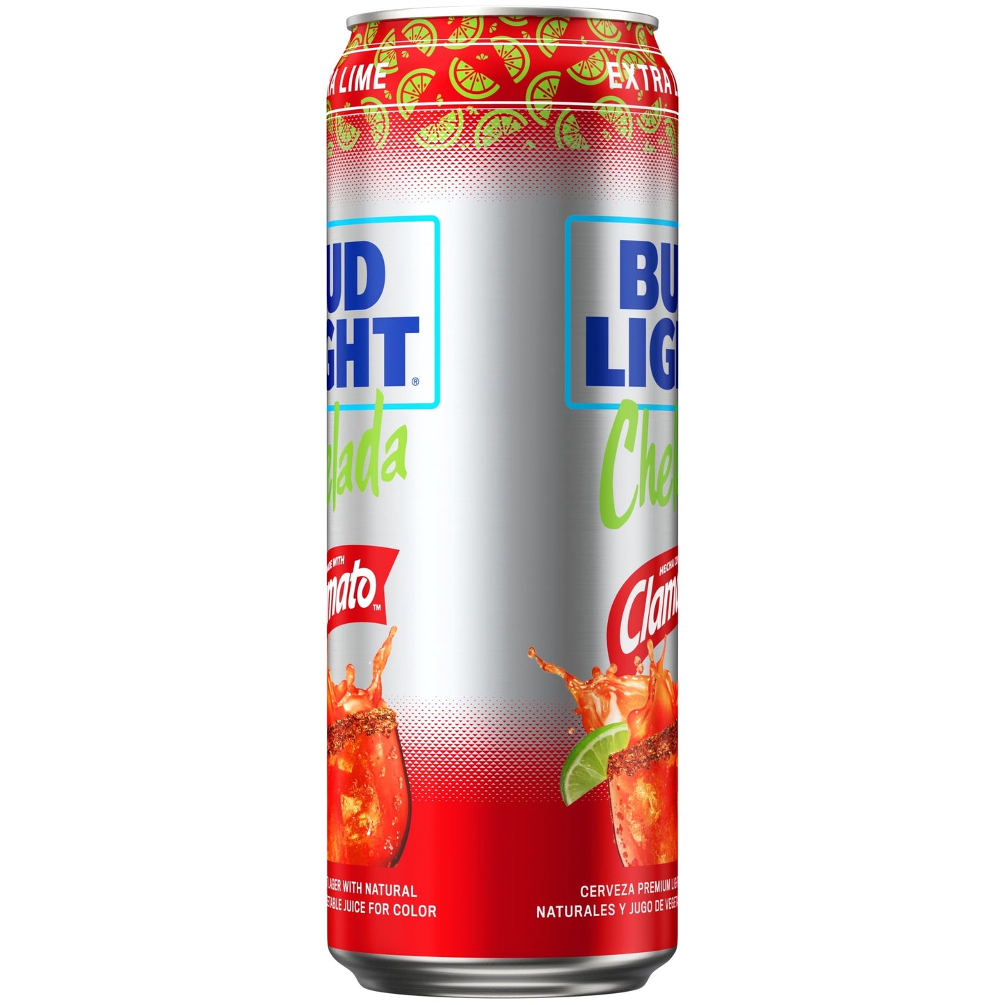 Bud Light Extra Lime Chelada 25 fl oz Aluminum Can, 4.2% ABV, Domestic