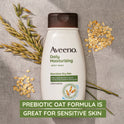 Aveeno Daily Moisturizing Oat Body Wash for Dry Skin, 18 fl. oz x 2