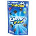 OREO Mini Chocolate Sandwich Cookies, Snak-Saks, 8 oz