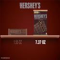 Hershey's Special Dark Chocolate with Almonds Giant Candy, Bar 7.37 oz, 25 Pieces