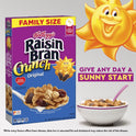 Kellogg's Raisin Bran Crunch Original Breakfast Cereal, Family Size, 22.5 oz Box