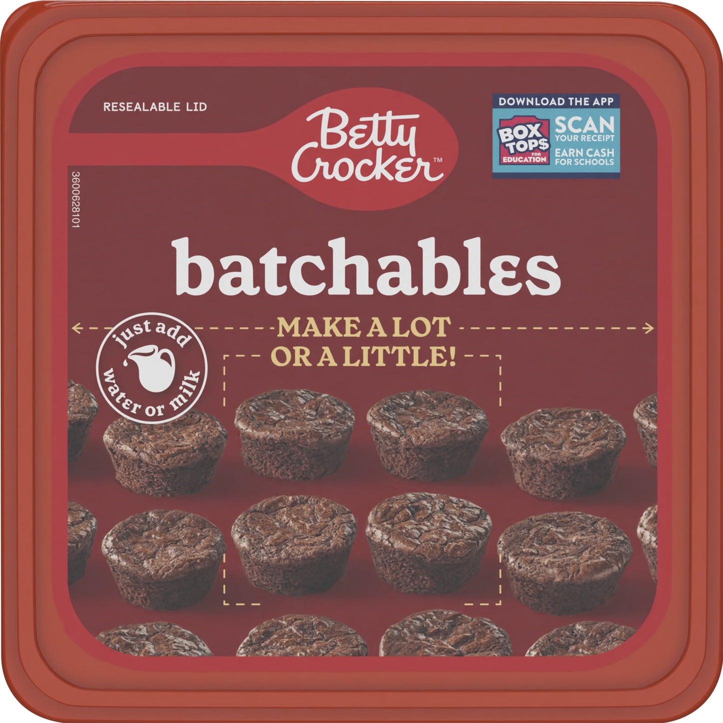 Betty Crocker Batchables Fudge Brownie Mix, Mix and Bake 4 to 12 per batch, 29.5 oz.