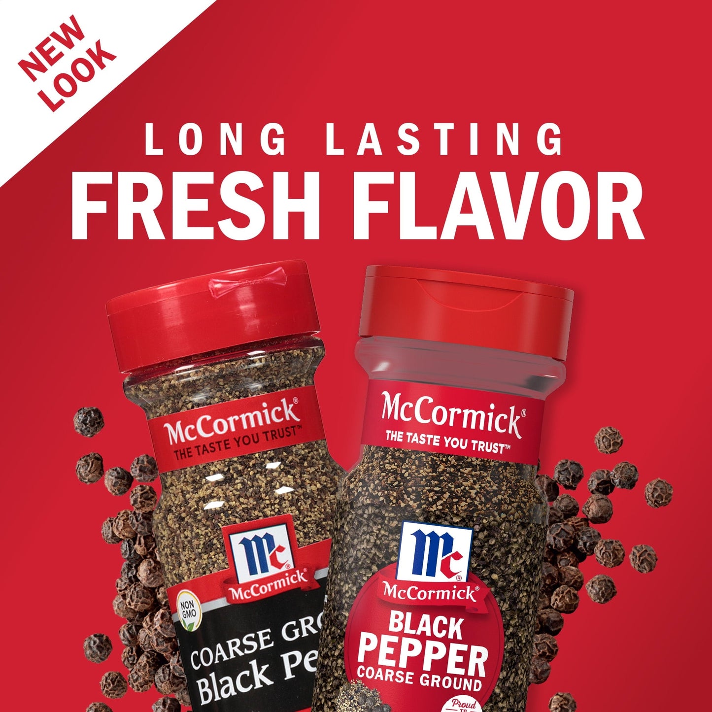 McCormick Black Pepper - Coarse Ground, 3.12 oz Pepper & Peppercorns