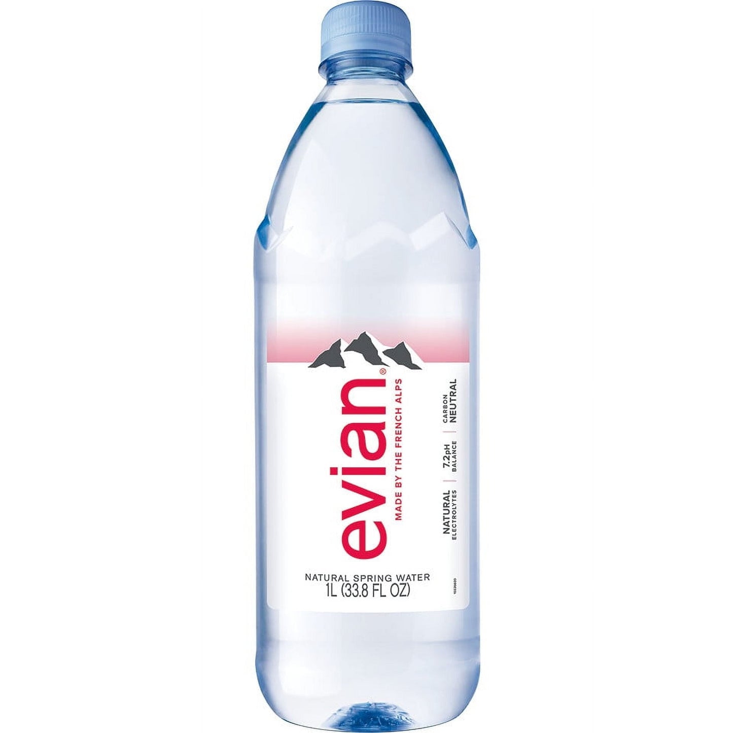 Evian Natural Spring Water, 33.8 Fl Oz, 6-Pack