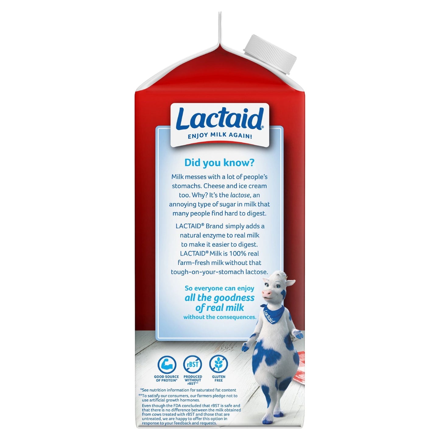 Lactaid Whole Milk, 64 oz