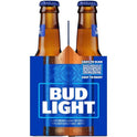 Bud Light Beer, 6 Pack Lager Beer, 7 fl oz Glass Bottles, 4.2 % ABV, Domestic Beer