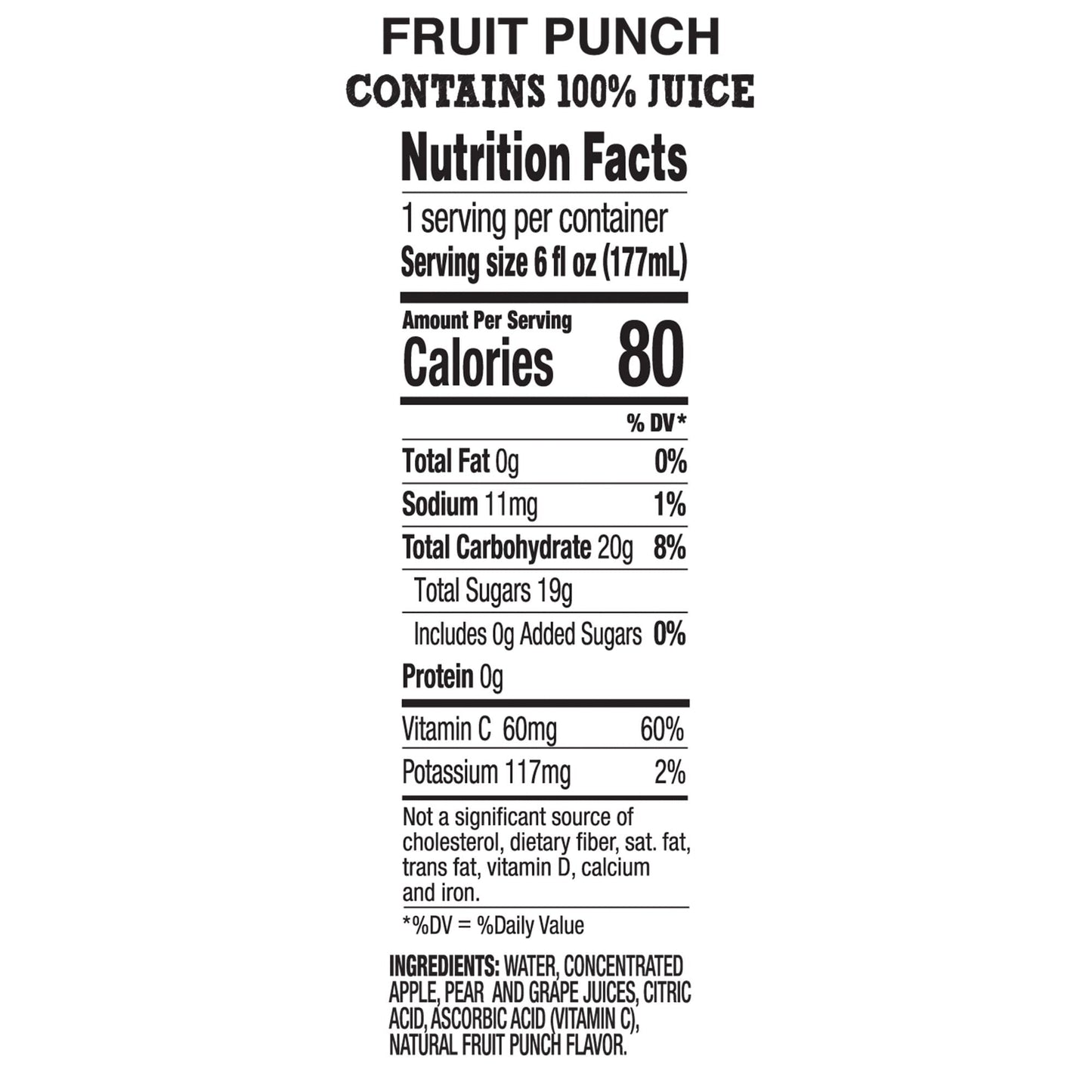 good2grow 6oz 100% Fruit Punch Juice 3 pack (Character Tops Vary)