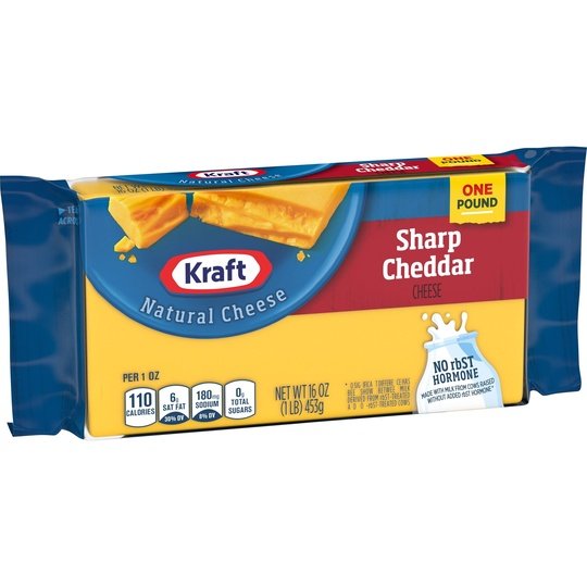 Kraft Sharp Cheddar Cheese, 16 oz Block