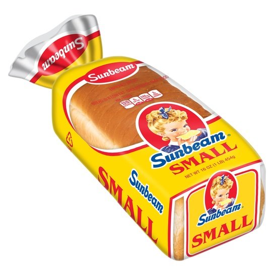 Sunbeam Small White Bread, Sandwich Bread Loaf, 16 oz