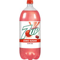 7UP Cherry Zero Sugar Soda, 2 L bottle