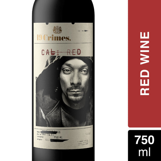 19 Crimes Snoop Dogg Cali Red California Red Wine, 750ml Bottle, 14.1% ABV