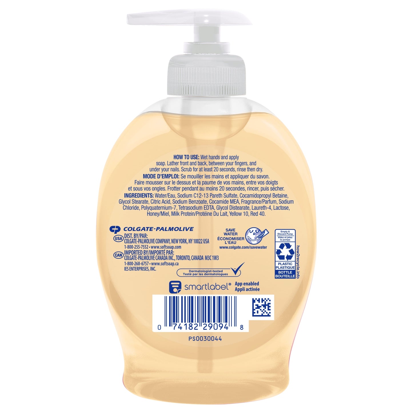 Softsoap Milk & Honey Scent Liquid Hand Soap, Moisturizing Liquid Hand Soap, 7.5 oz