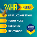 Nasonex 24HR Allergy Nasal Spray, Non-Drowsy, Scent-Free Mist, 60 Spray Count