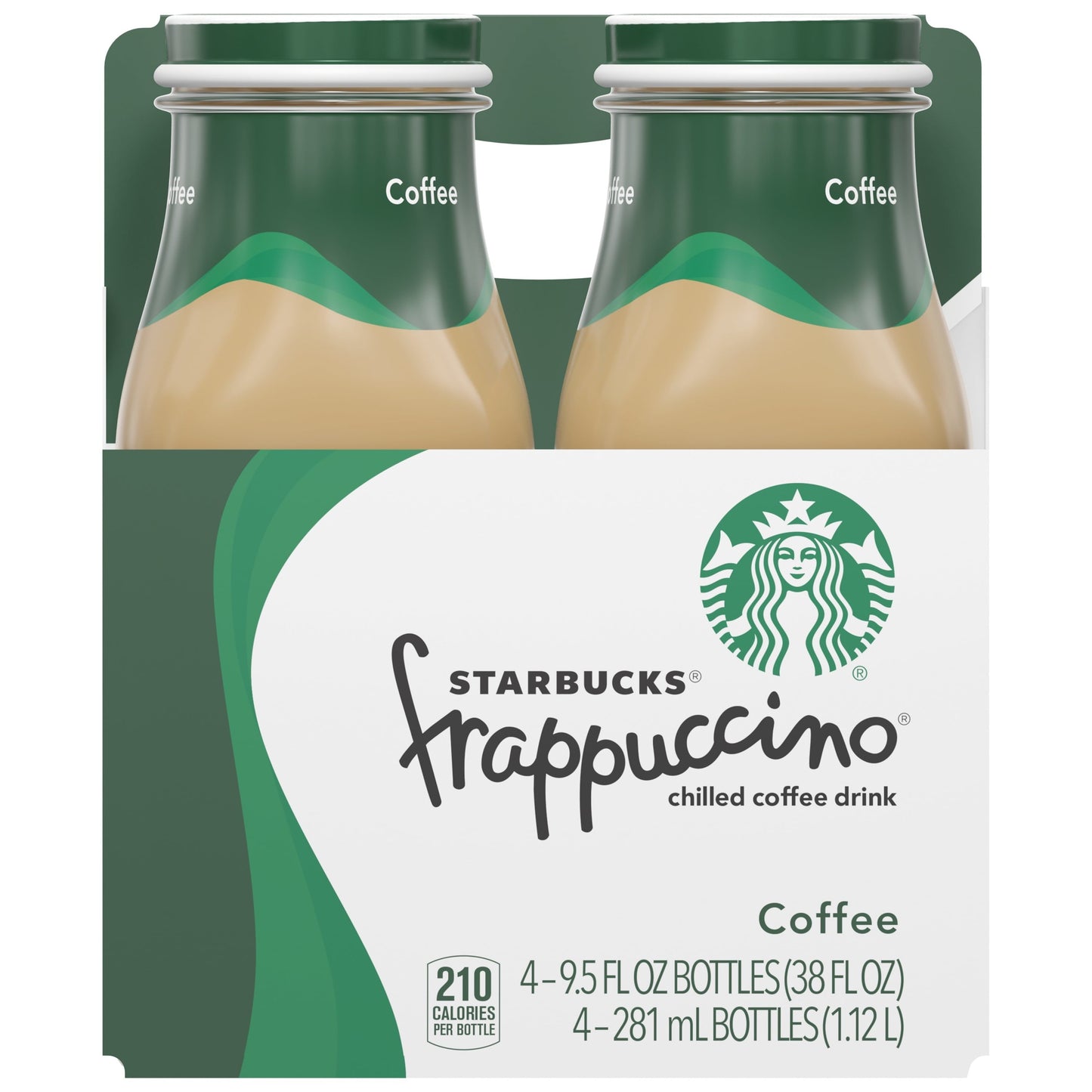 Starbucks Frappuccino Iced Coffee, 9.5 oz, 4 Pack Bottles