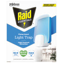 Raid Essentials Flying Insect Light Trap Starter Kit, Electric Flying Insect Trap & Refill