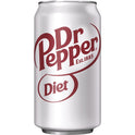 Diet Dr Pepper Soda, 12 fl oz cans, 12 pack