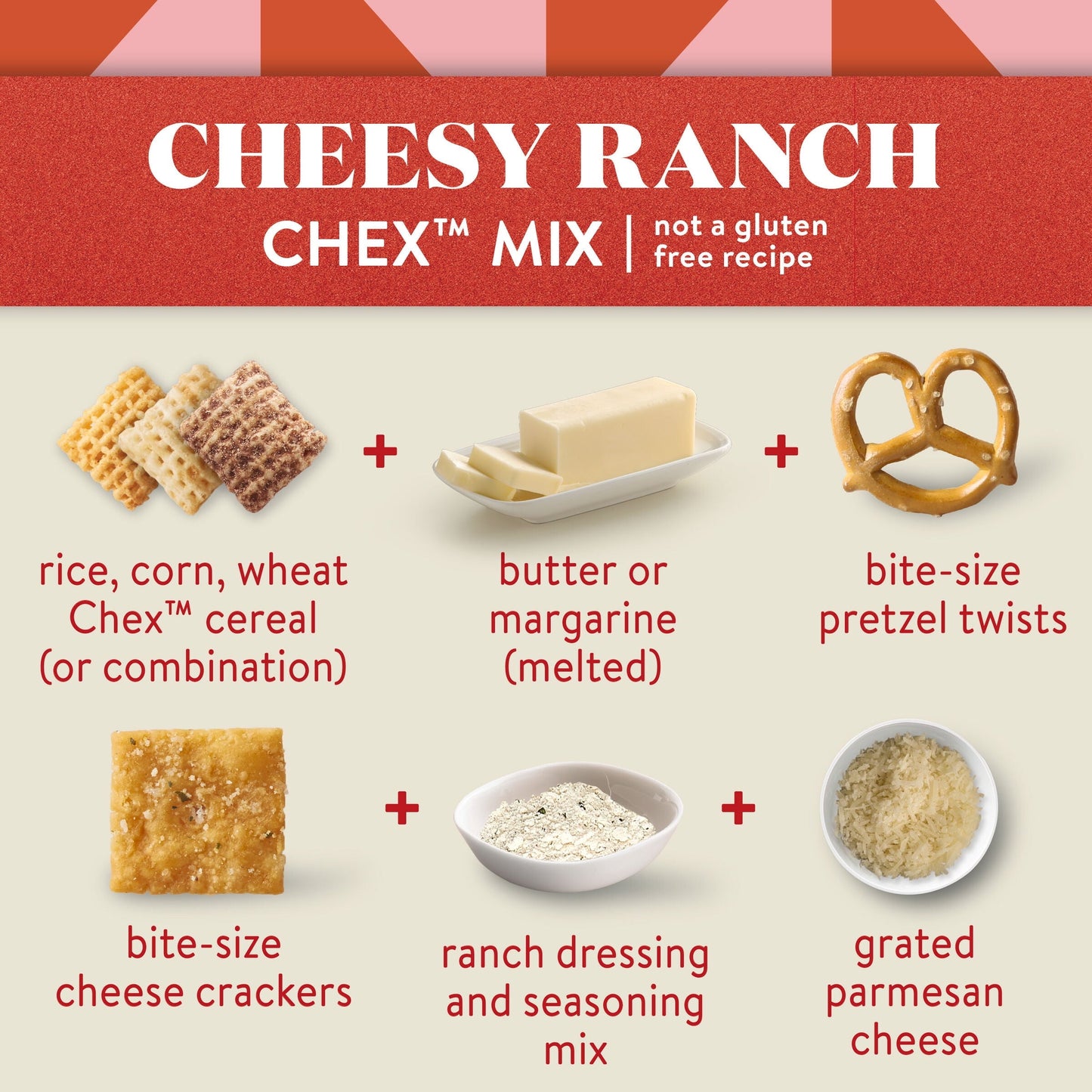 Wheat Chex Breakfast Cereal, Homemade Chex Mix Ingredient, Family Size, 19 OZ