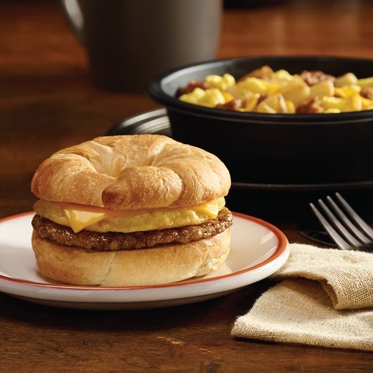 Jimmy Dean Sausage, Egg & Cheese Croissant Sandwiches, 18 oz, 4 Ct (Frozen)