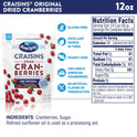 Ocean Spray® Craisins® Original Dried Cranberries, Dried Fruit, 12 oz Pouch