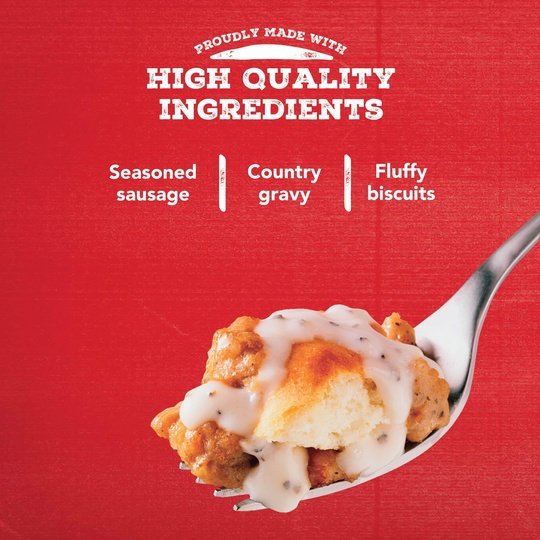 Jimmy Dean Biscuit & Sausage Gravy Breakfast Bowl, 9 oz (Frozen)