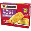 Jimmy Dean Egg Ham & Cheese Biscuit Roll Ups, 12.8 oz, 8 Ct (Frozen)