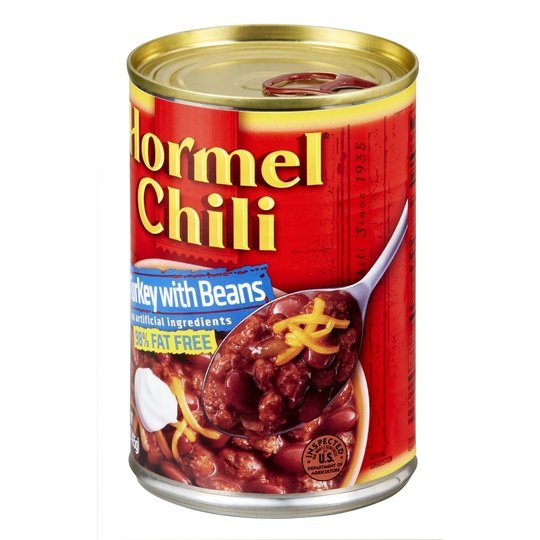 HORMEL Chili Turkey with Beans, 98% Fat Free, 15 Oz