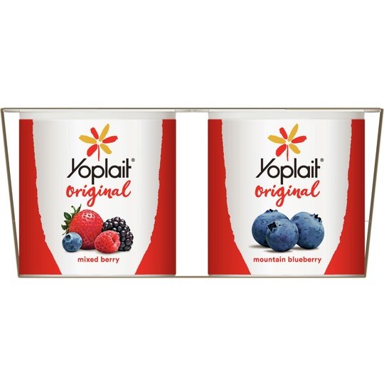 Yoplait Original Low Fat Yogurt Pack, 8 Ct, 6 OZ Fruit Yogurt Cups