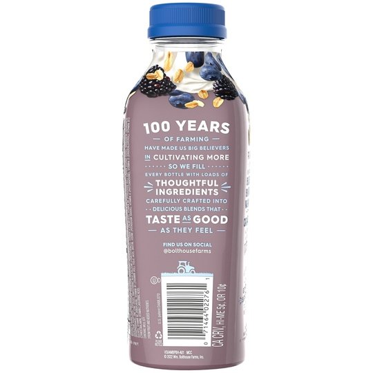 Bolthouse Farms Fruit Smoothie, Mixed Berry Parfait, 15.2 fl. oz. Bottle