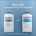 Lubriderm Unscented Daily Moisture Lotion + Pro-Ceramide, 24 fl. oz