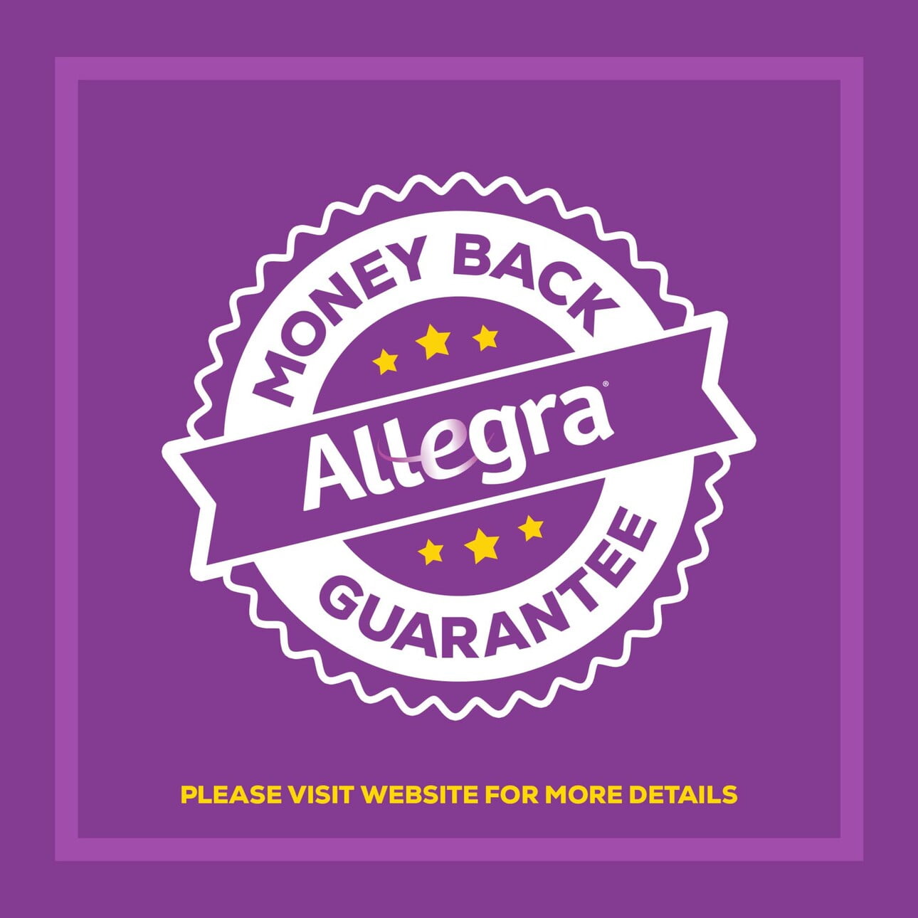 Allegra Adult 24 Hour Non-Drowsy Antihistamine Allergy Relief Medicine 180mg Tablets 15ct