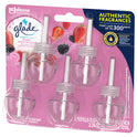 Glade PlugIns Scented Oil 5 Refills, Air Freshener, Bubbly Berry Splash, 5 x 1.34 oz