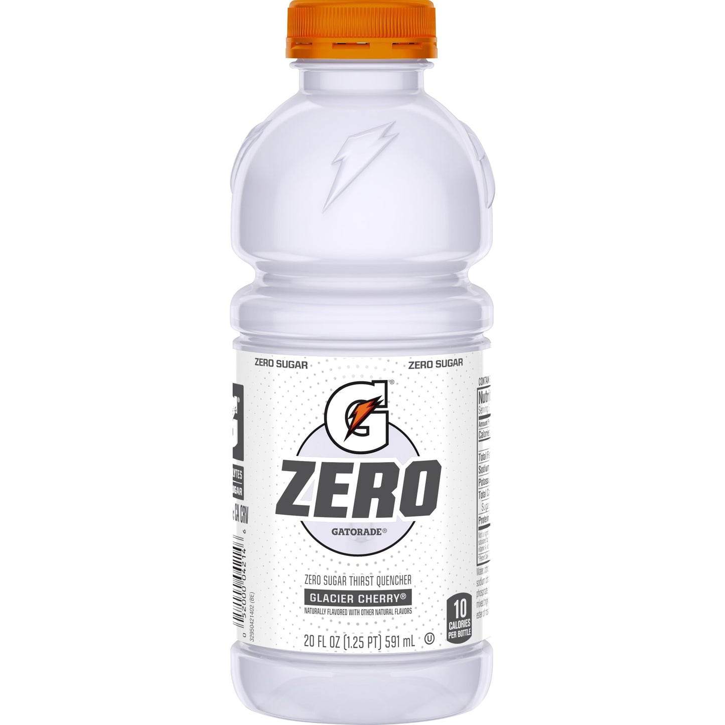 Gatorade G Zero Sugar Glacier Cherry Thirst Quencher Sports Drink, 20 oz, 8 Pack Bottles