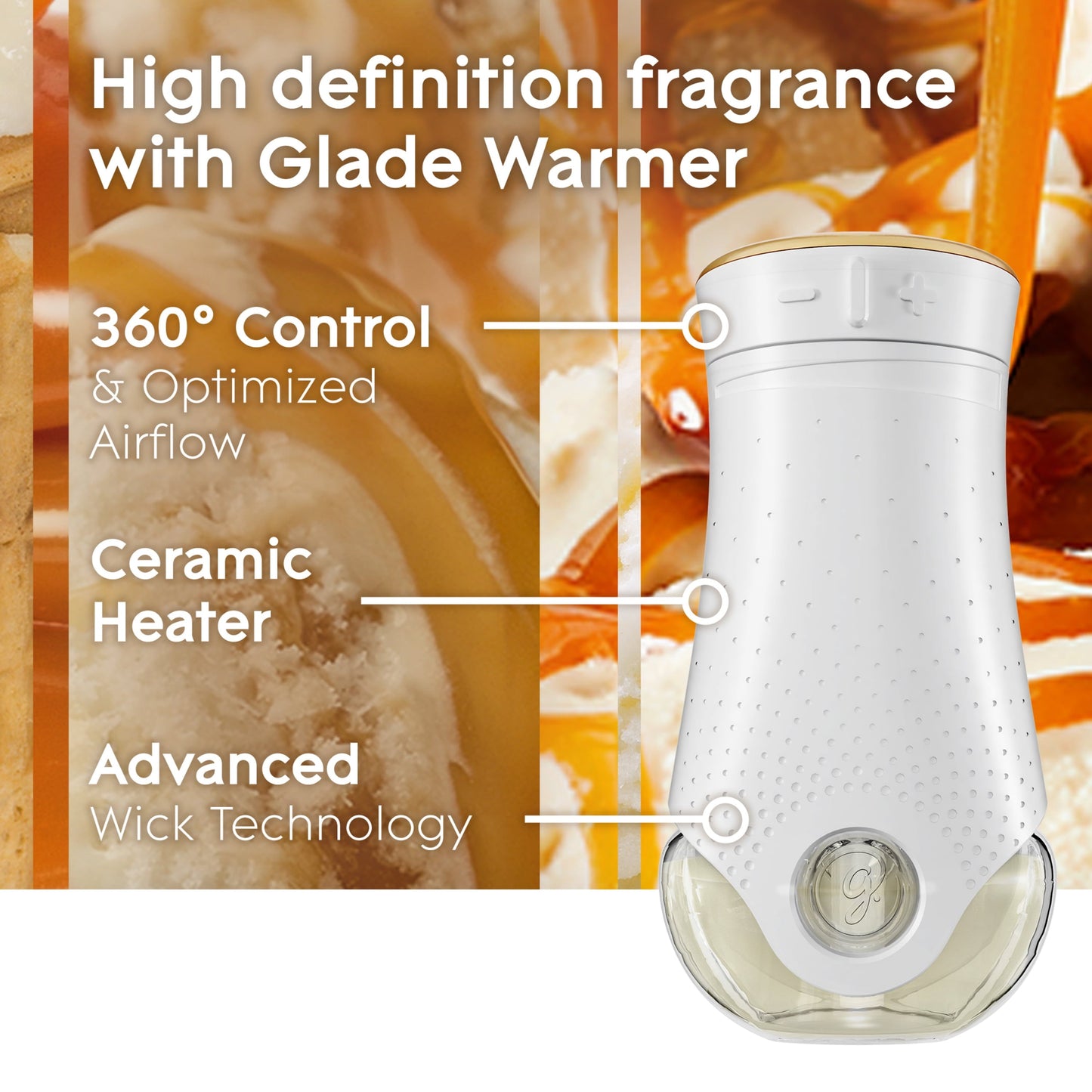 Glade PlugIns Scented Oil 5 Refills, Air Freshener, Vanilla Caramel Twist, 5 x 0.67 oz