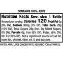 Mott's 100% Juice Original Apple Juice, 8 fl oz, 6 Count Bottles