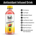 Bai Sao Paulo Strawberry Lemonade Antioxidant Infused Flavored Water, 18 fl oz, Bottle