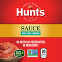 Hunt's Tomato Sauce, Basil, Garlic & Oregano, 8 oz