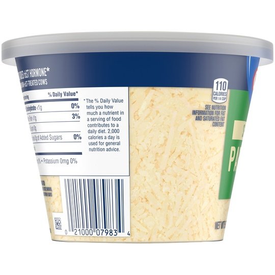 Kraft Shredded Parmesan Cheese, 5 oz. Tub