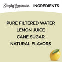 Simply Non GMO All Natural Lemonade Juice, 52 fl oz Bottle