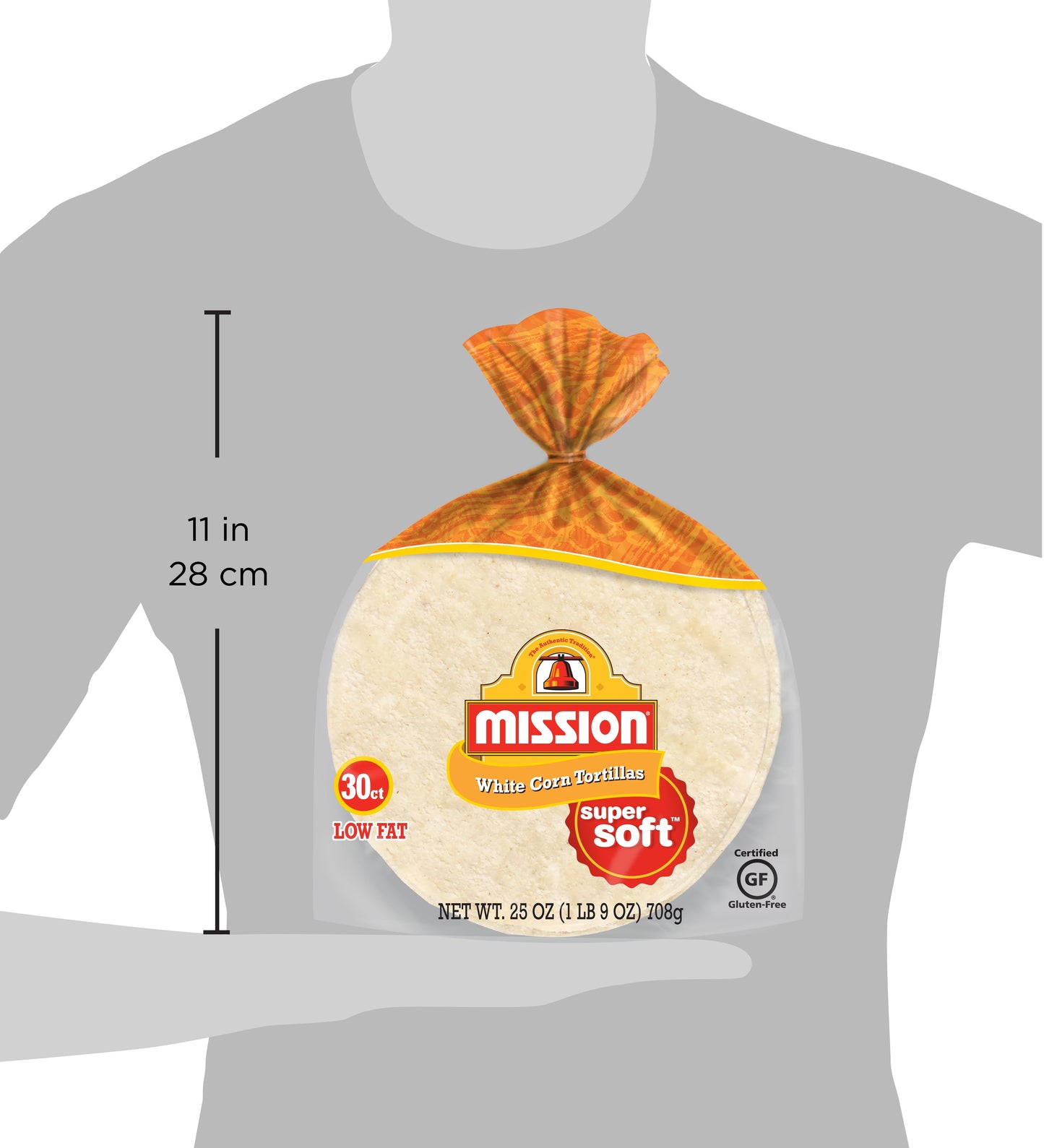 Mission White Corn Tortillas, 30 Count