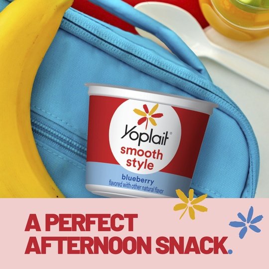 Yoplait Smooth Style Low Fat Yogurt, Snack Cups Variety Pack, 4 LBS, 16 Yogurt Cups